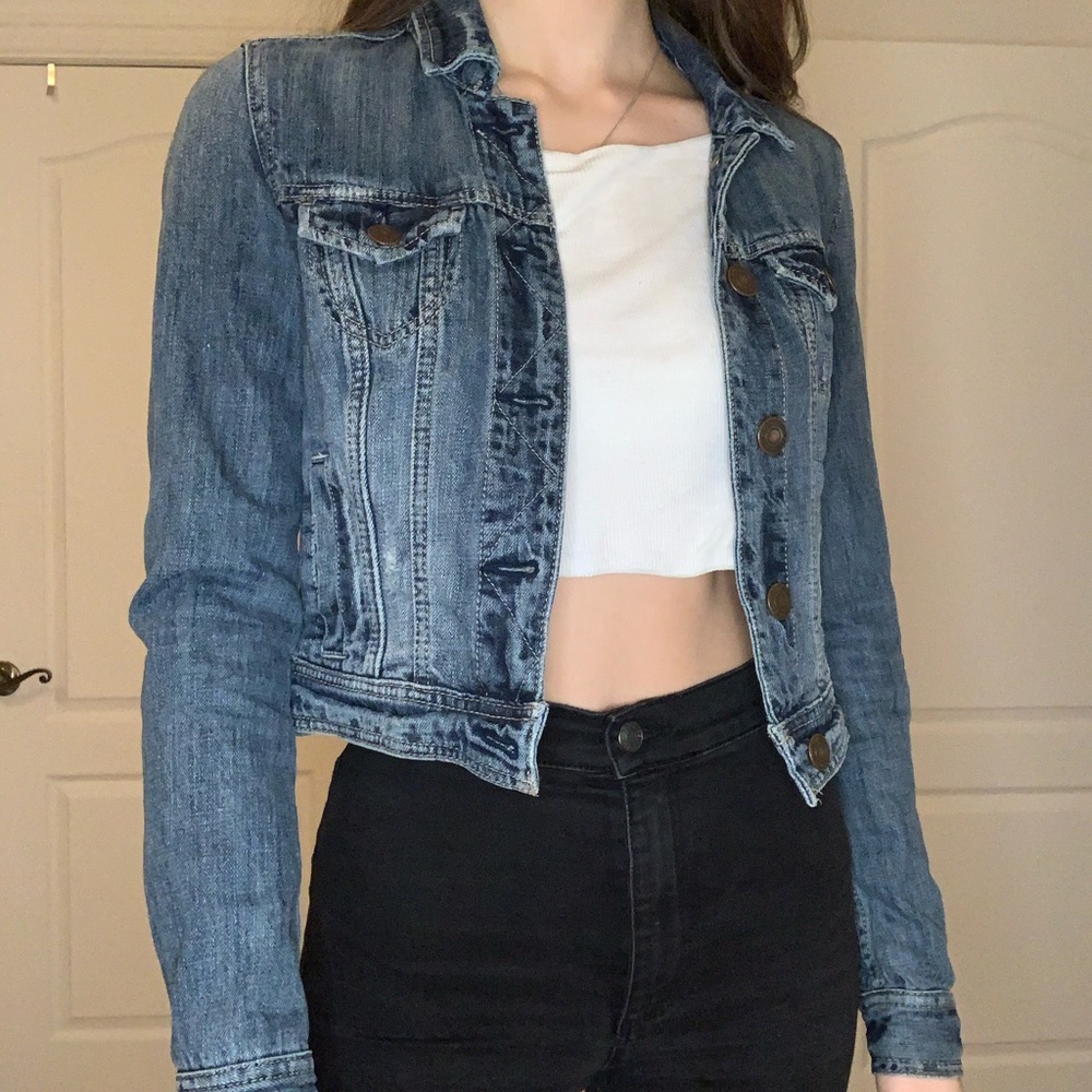 Cropped Jean Jacket